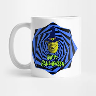 Funny Halloween Shrek Meme Mug